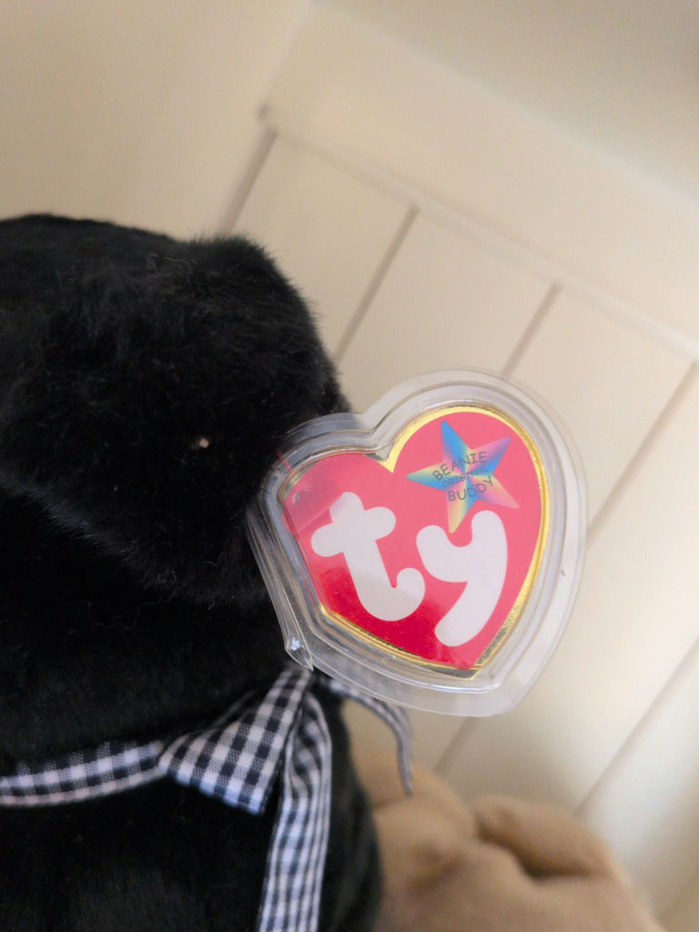 TY Beanie Buddy Black Dog Plush Toy - image 2 of 3