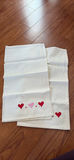 Heart and Maple Leaf Themed Table Linens and Beaded Heart Placemat - thumbnail 4 of 12
