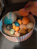 Blue Decorative Egg Sculpture and Egg Tray - thumbnail 8 of 8