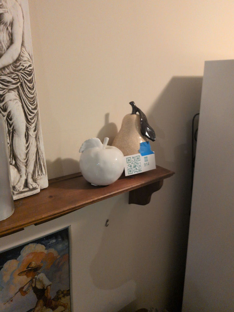Ceramic Apple and Pear Decorative Figurines - image 1 of 6