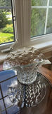 Clear Cut Glass Decorative Bowl or Vase - thumbnail 2 of 3