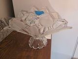 Clear Glass Pedestal Bowl - thumbnail 3 of 4
