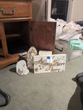 Angel Figurines, Nativity Decoration, and Wall Sign - thumbnail 1 of 5