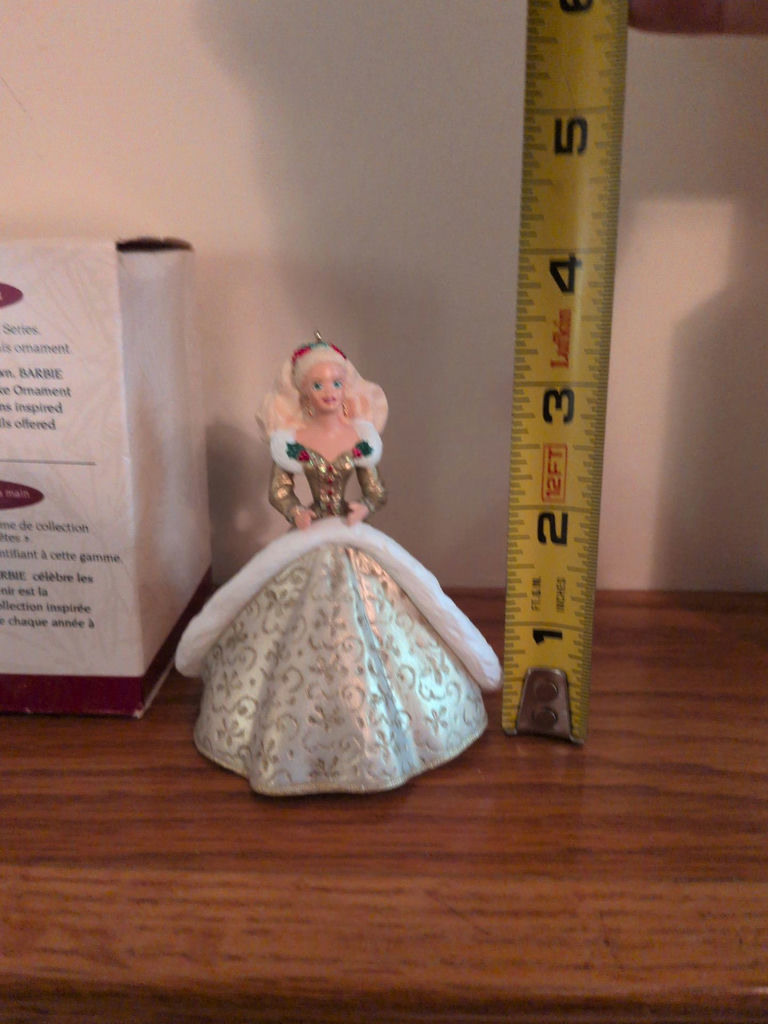 Hallmark Keepsake Holiday Barbie 1994 Ornaments with Box - image 5 of 9