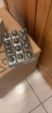 Decorative Napkin Holder, Paper Napkins, and Glass Shaker Set - thumbnail 3 of 6
