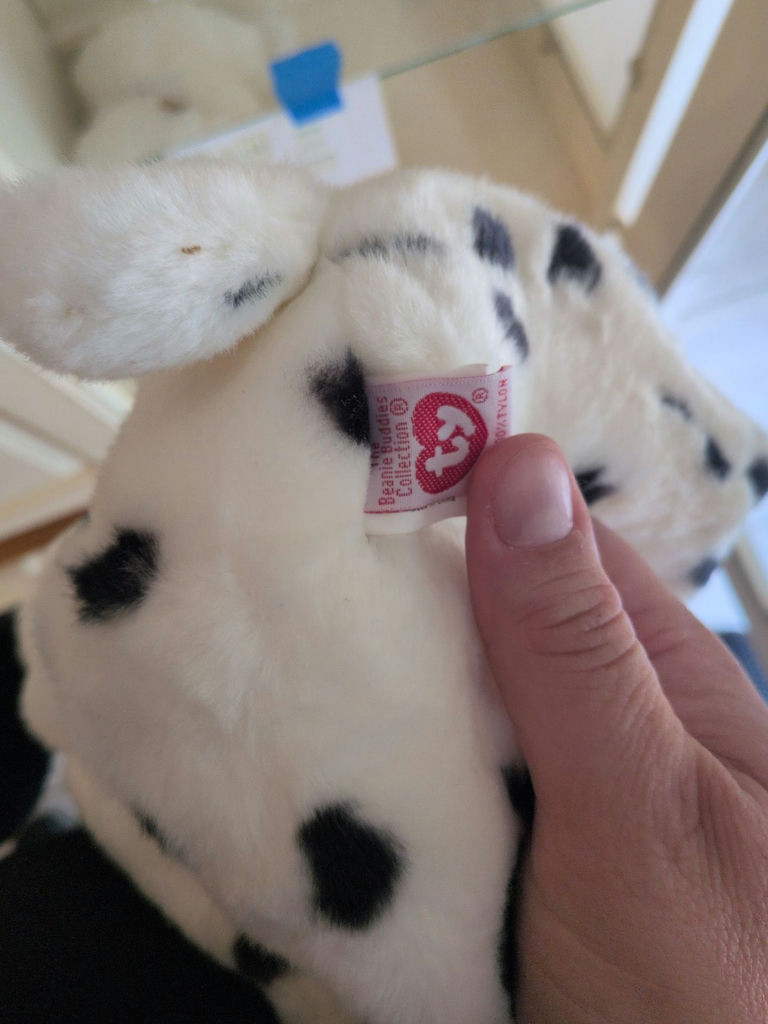 TY Beanie Babies Dalmatian Plush Dog - image 3 of 3