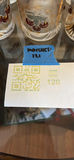 Set of Six Frosted Cherry Pattern Glasses - thumbnail 4 of 4