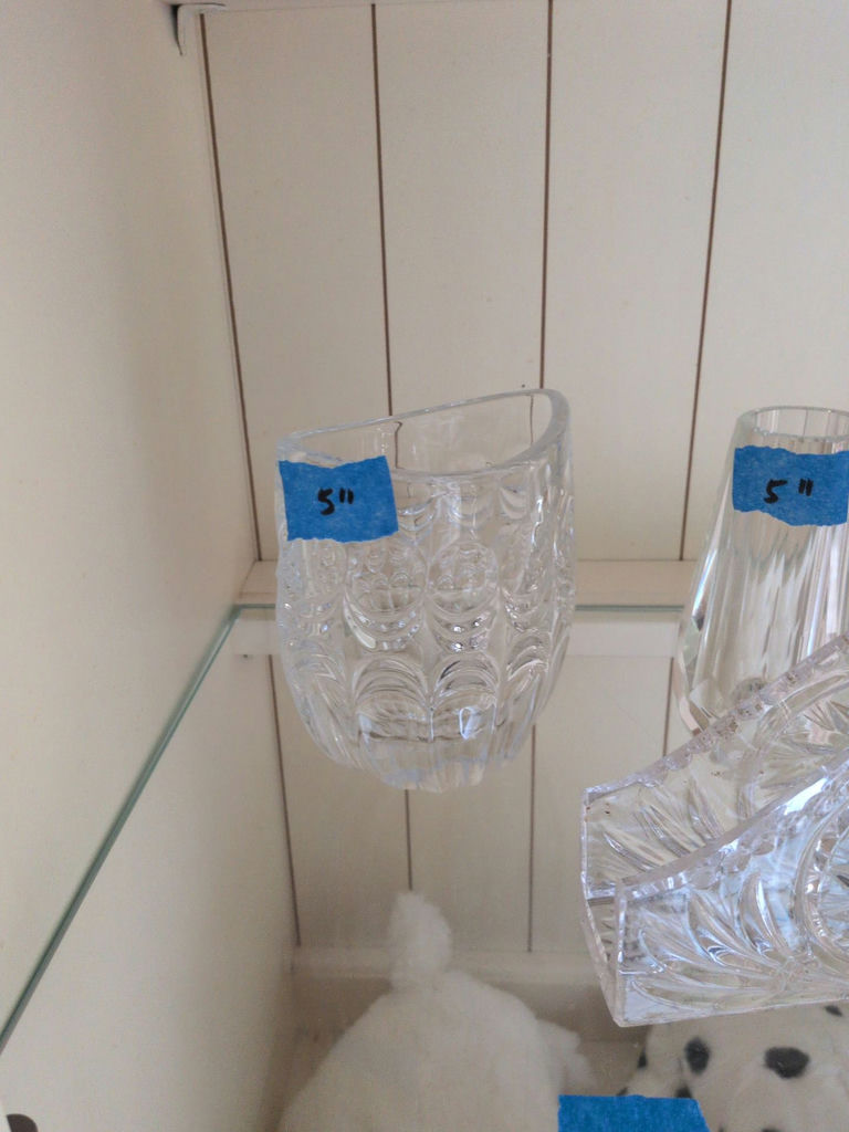 Three Clear Glass Decorative Pieces - image 3 of 4