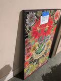 Framed Floral and Frog Artwork - thumbnail 2 of 6