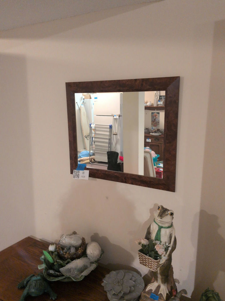 Rectangular Framed Wall Mirror - image 1 of 3