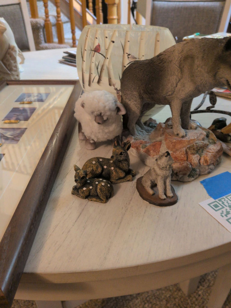 Assorted Wildlife Figurines and Framed Wildlife Print - image 3 of 13