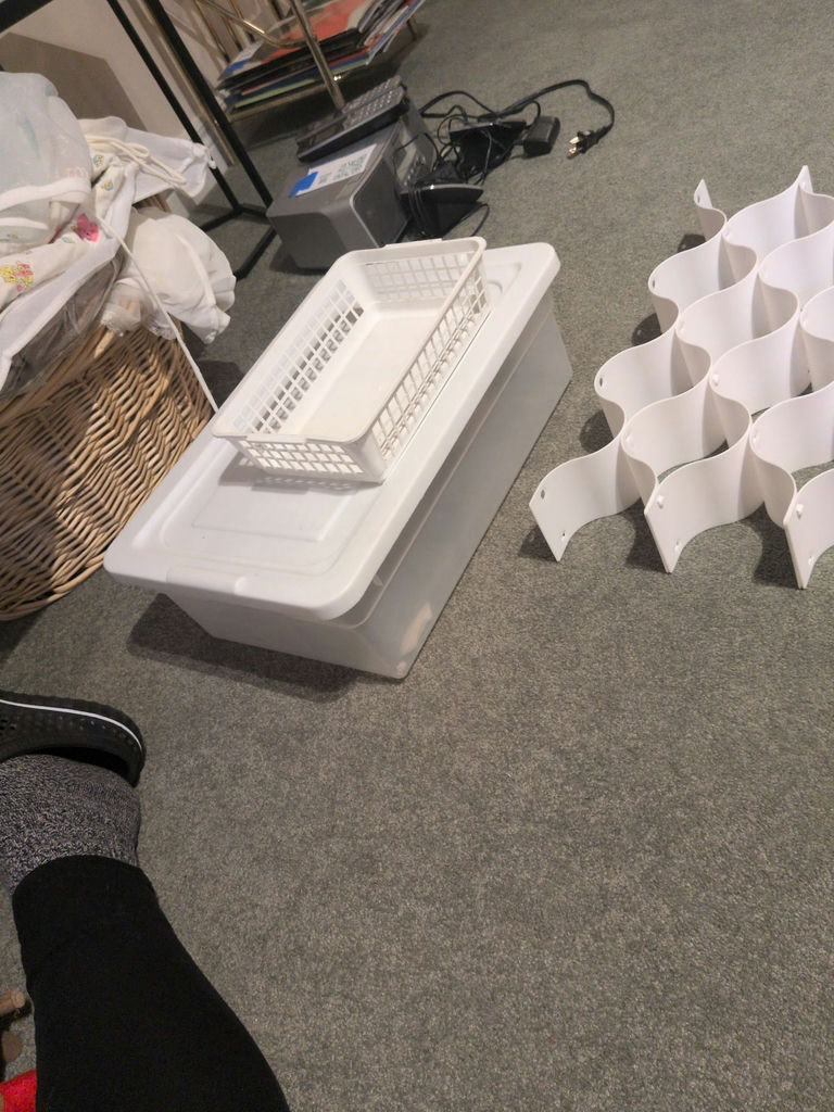 Plastic Storage Bins, Drawer Organizer, Shelf Rack, and Divider Inserts - image 5 of 5