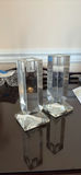 Pair of Clear Crystal Candle Holders - thumbnail 1 of 6