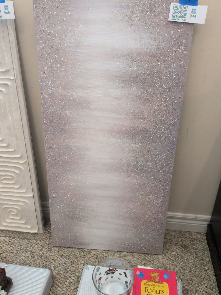 Abstract Glitter Canvas Wall Art - image 2 of 4