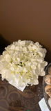 White Floral Arrangement in Glass Vase - thumbnail 3 of 4
