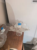 Clear Glass Pedestal Bowl - thumbnail 1 of 4