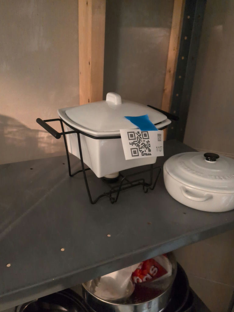 White Ceramic Cookware and Covered Serving Dish - image 5 of 7
