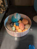 Blue Decorative Egg Sculpture and Egg Tray - thumbnail 6 of 8