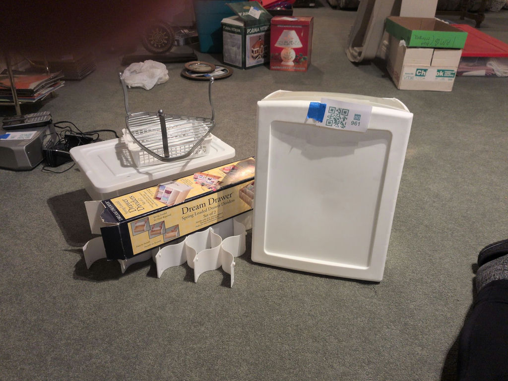 Plastic Storage Bins, Drawer Organizer, Shelf Rack, and Divider Inserts - image 1 of 5