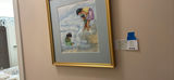Framed Beach Scene Painting - thumbnail 1 of 4
