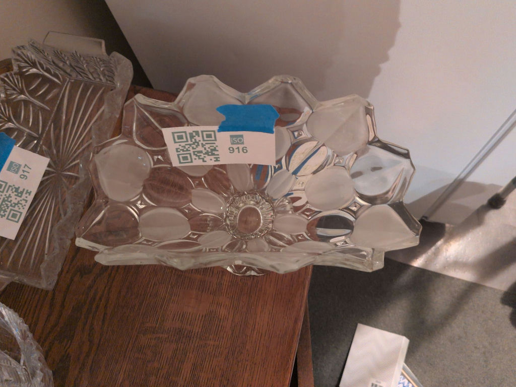 Clear Glass Pedestal Bowl - image 4 of 4