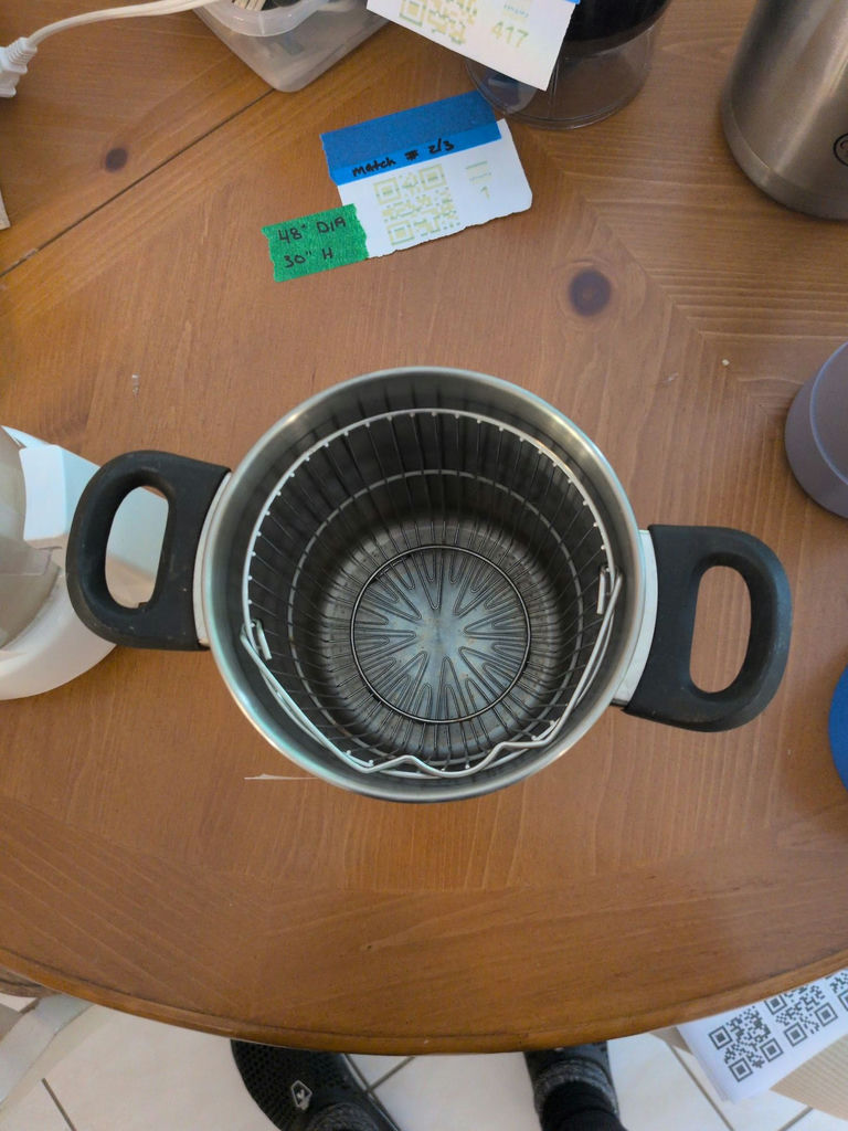 Remy Olivier Stainless Steel Pot with Lid and Basket Insert - image 2 of 3