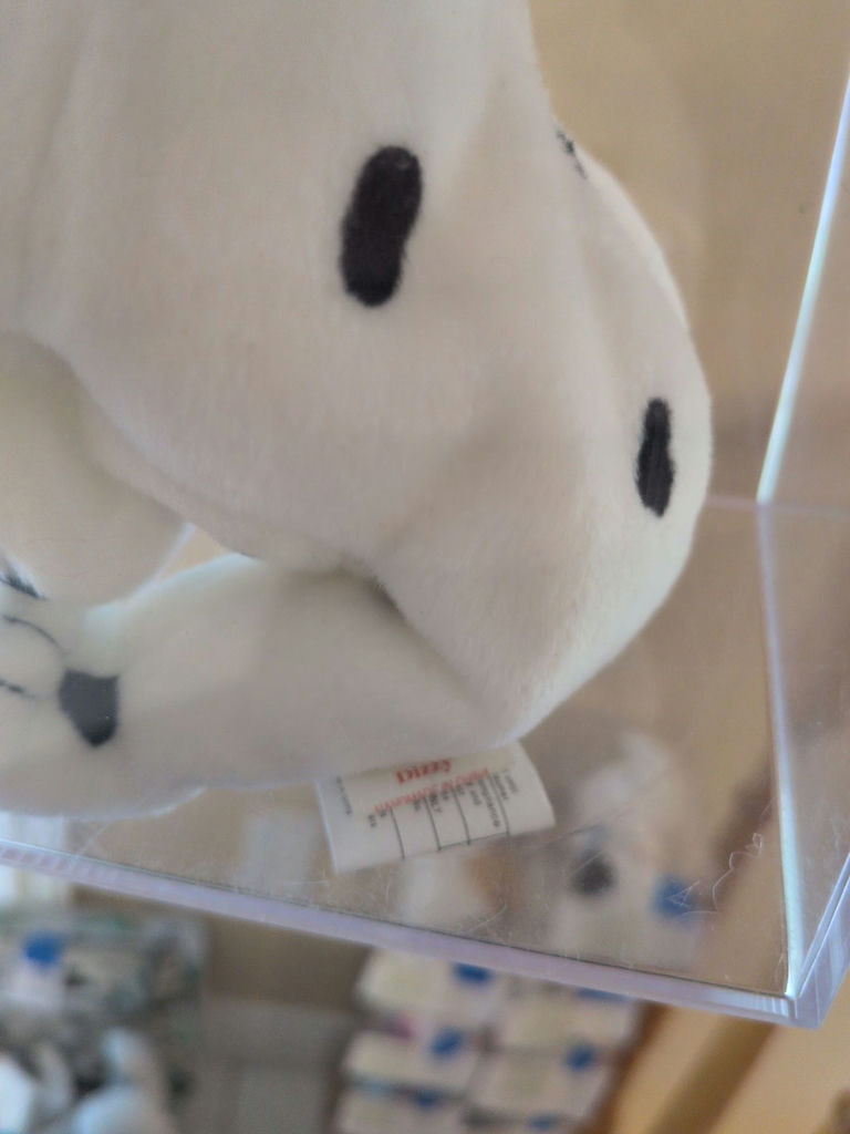TY Beanie Baby Dalmatian Dog in Display Case - image 4 of 4