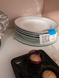Skye McGhie China White Plates with Gold Trim - thumbnail 2 of 5