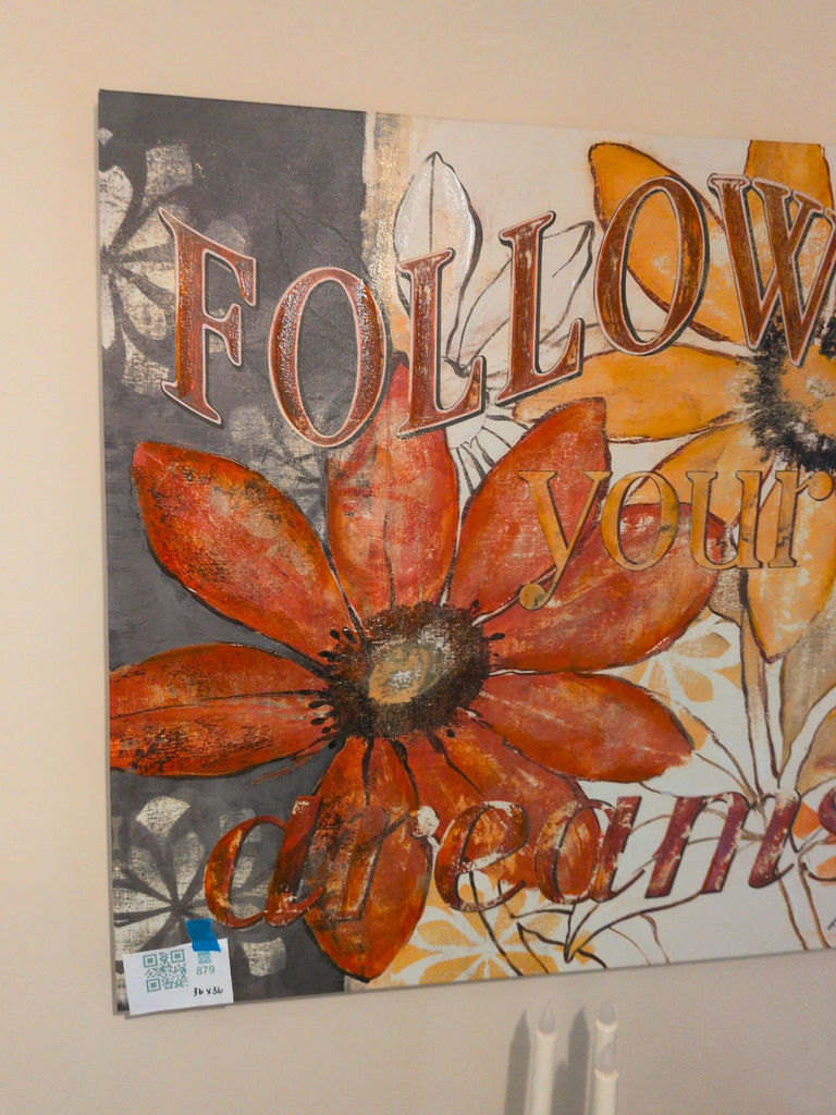 Floral "Follow Your Dreams" Wall Art - image 2 of 6