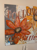 Floral "Follow Your Dreams" Wall Art - thumbnail 2 of 6