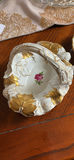 Hammered Bone China Three-Section Serving Dish and Decorative Basket - thumbnail 8 of 18