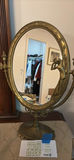 Ornate Brass Vanity Mirror - thumbnail 1 of 4