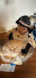 Porcelain Doll in Fringed Outfit - thumbnail 4 of 5
