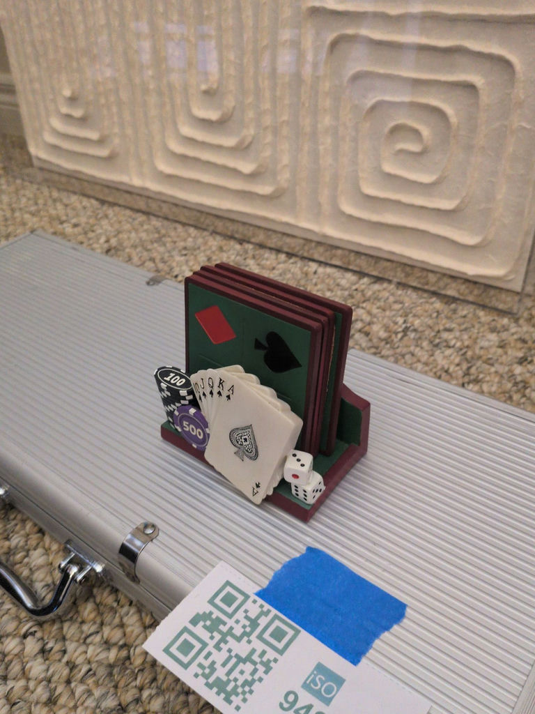 Poker Chip Set with Aluminum Carrying Case and Coasters - image 2 of 5
