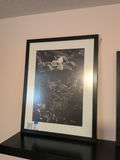 Framed Black and White Floral Wall Art Print - thumbnail 4 of 4