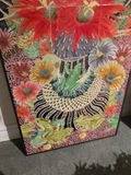 Framed Floral and Frog Artwork - thumbnail 3 of 6