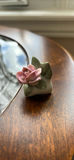 Dresden Porcelain Pink Rose Figurines - thumbnail 3 of 5
