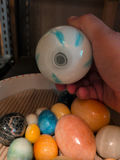 Blue Decorative Egg Sculpture and Egg Tray - thumbnail 7 of 8