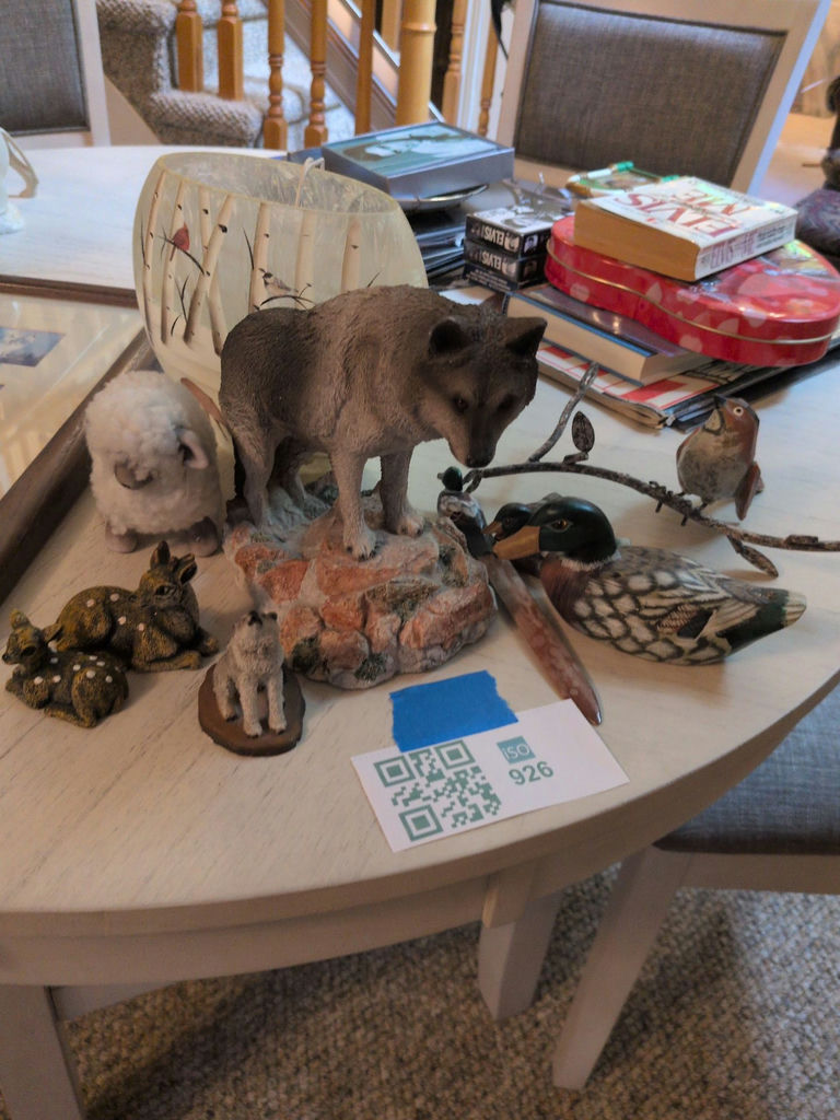 Assorted Wildlife Figurines and Framed Wildlife Print - image 8 of 13