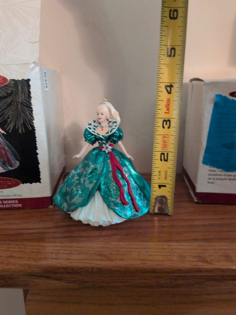 Hallmark Keepsake Holiday Barbie 1994 Ornaments with Box - image 9 of 9
