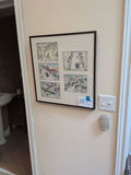 Framed Winter Town Scene Artwork Collage - thumbnail 1 of 9