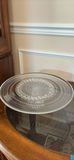 Two Glass Pedestal Cake Stands - thumbnail 1 of 5