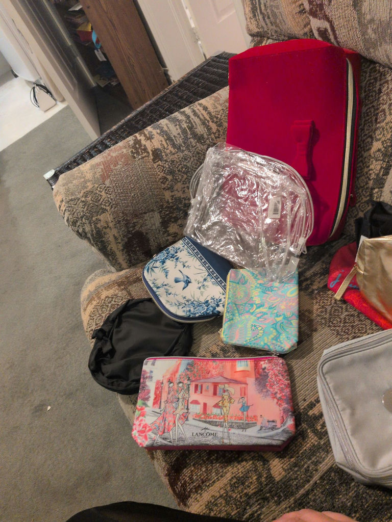 Assorted Cosmetic and Travel Pouches - image 5 of 6