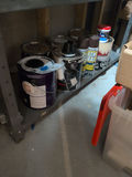 Assorted Paint Cans and Rust-Oleum LeakSeal Spray Cans - thumbnail 1 of 4