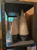 Set of Decorative White Crystal Cone Trees - thumbnail 3 of 5