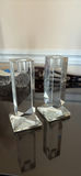 Pair of Clear Crystal Candle Holders - thumbnail 2 of 6