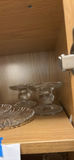 Glass Dessert Plates and Pedestal Candle Holders - thumbnail 3 of 3