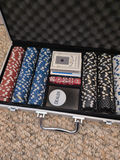 Poker Chip Set, Card Game Rules Book, and Glass - thumbnail 5 of 5