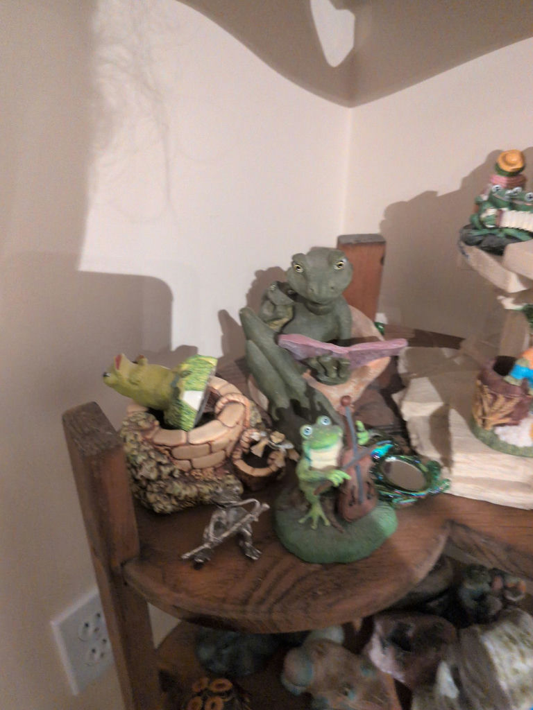 Collection of Frog Figurines and Decorative Items - image 2 of 7