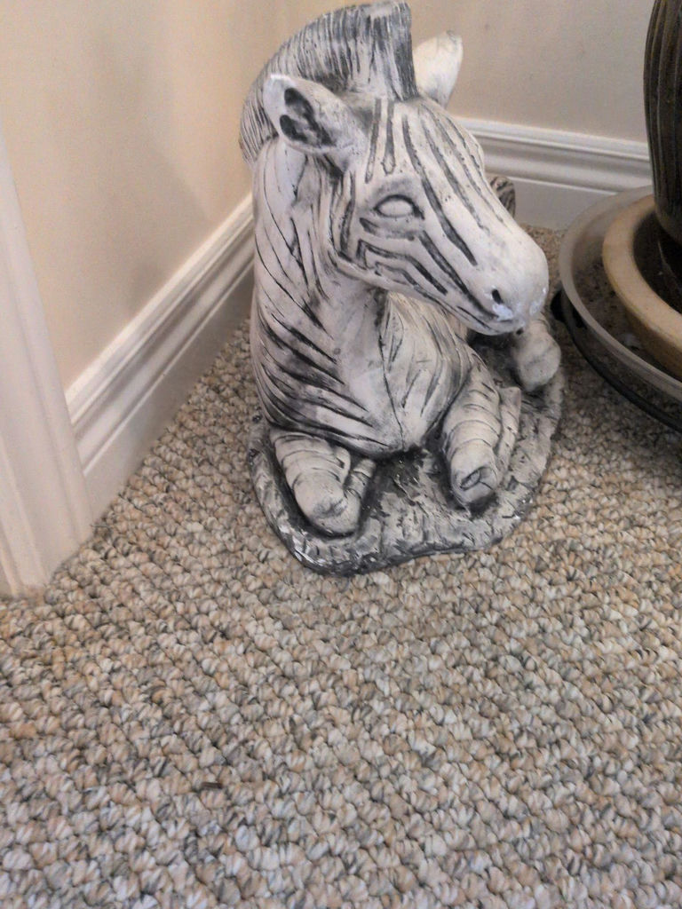 Zebra Figurine Statue - image 3 of 4